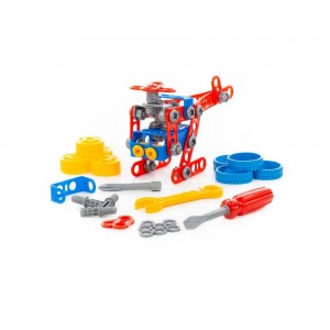 Joc constructii - Micul inginer, 91 piese/cutie, Polesie 72986 47.89916