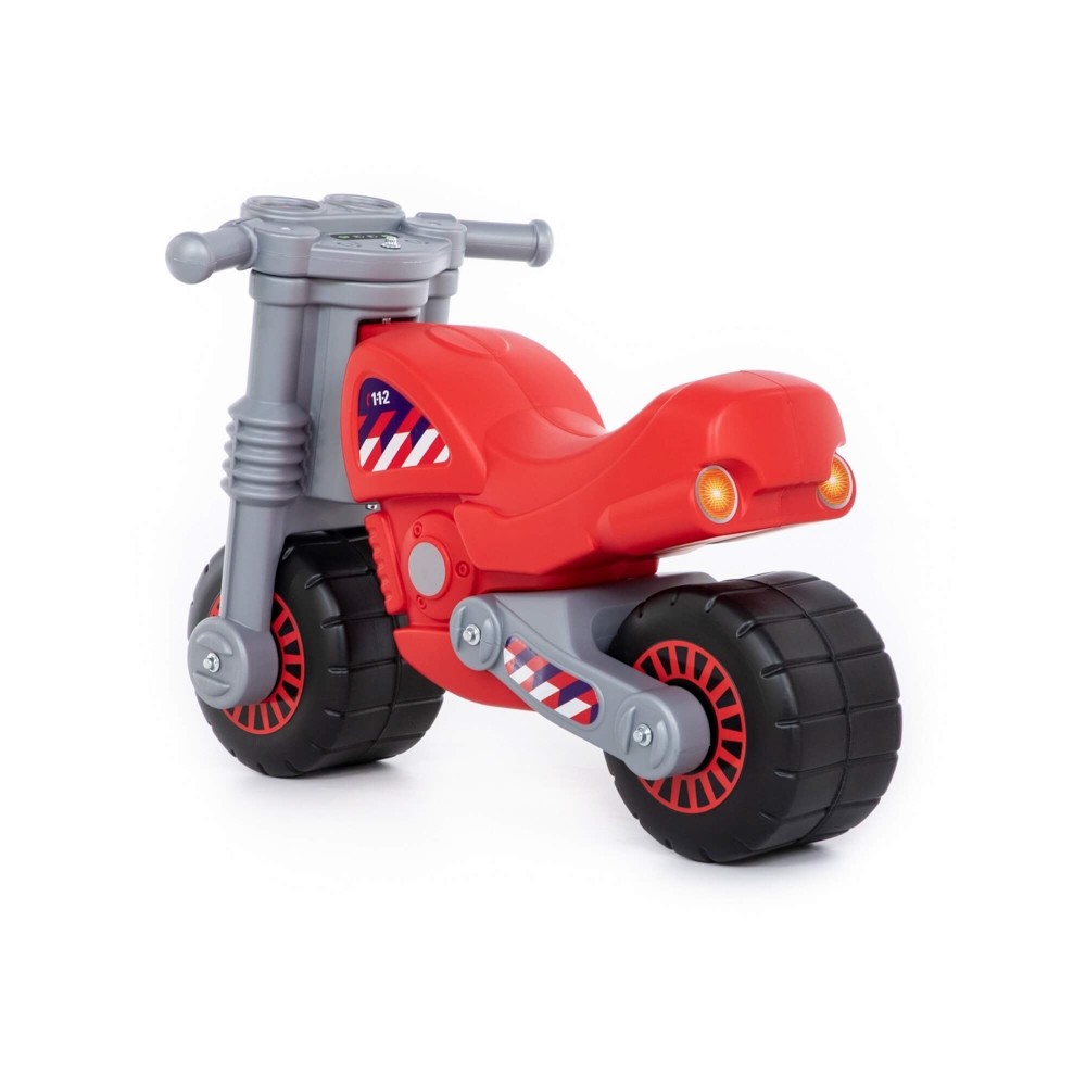 Motocicleta fara pedale, Brandweer, 63x37,5x44 cm, Polesie 78650 184.87395