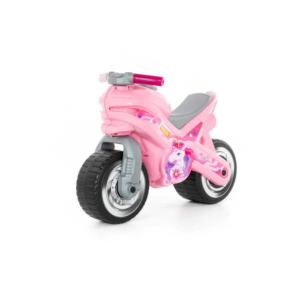 Motocicleta fara pedale, MX-ON, roz, 70x30x49,3 cm, Polesie 80608 218.487395