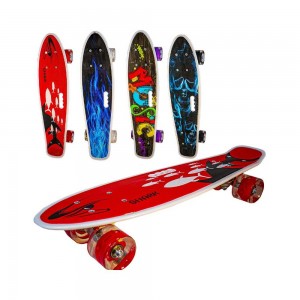Placa skateboard cu roti silicon, led M350-1YST 117.647059