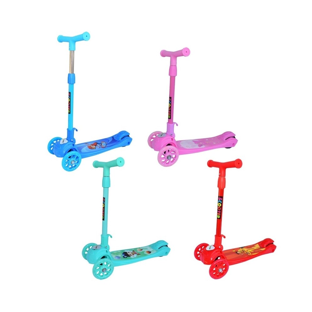 Trotineta cu roti PU, led SL-001P 0