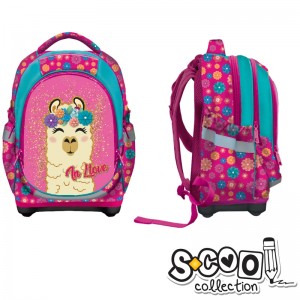 Ghiozdan anatomic LLAMA, 42x34x22cm - S-COOL SC977 167.226891
