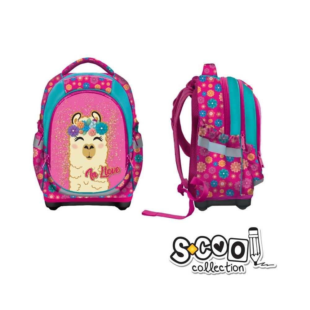 Ghiozdan anatomic LLAMA, 42x34x22cm - S-COOL SC977 167.226891