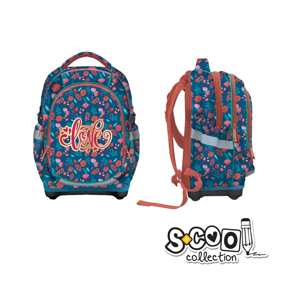 Ghiozdan anatomic LOVE, 42x34x22cm - S-COOL SC1030 167.226891
