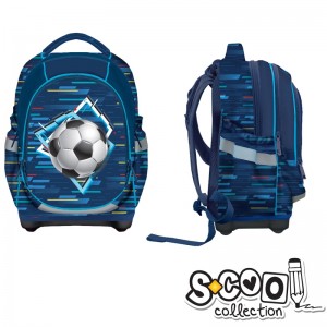Ghiozdan anatomic FOOTBALL, 42x34x22cm - S-COOL SC973 167.226891