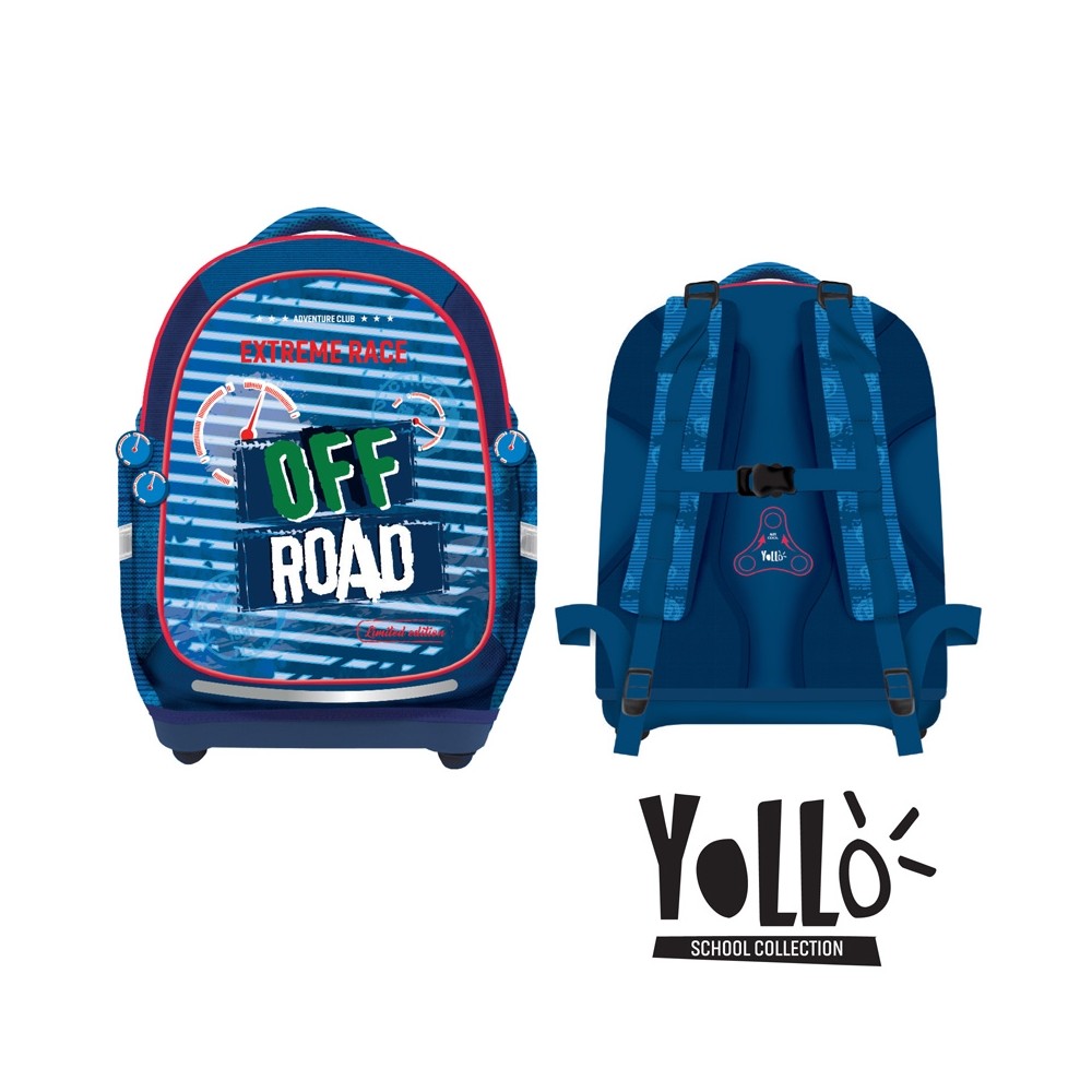 Ghiozdan anatomic OFF ROAD, 38x39x19,5cm - S-COOL YL006 106.722689
