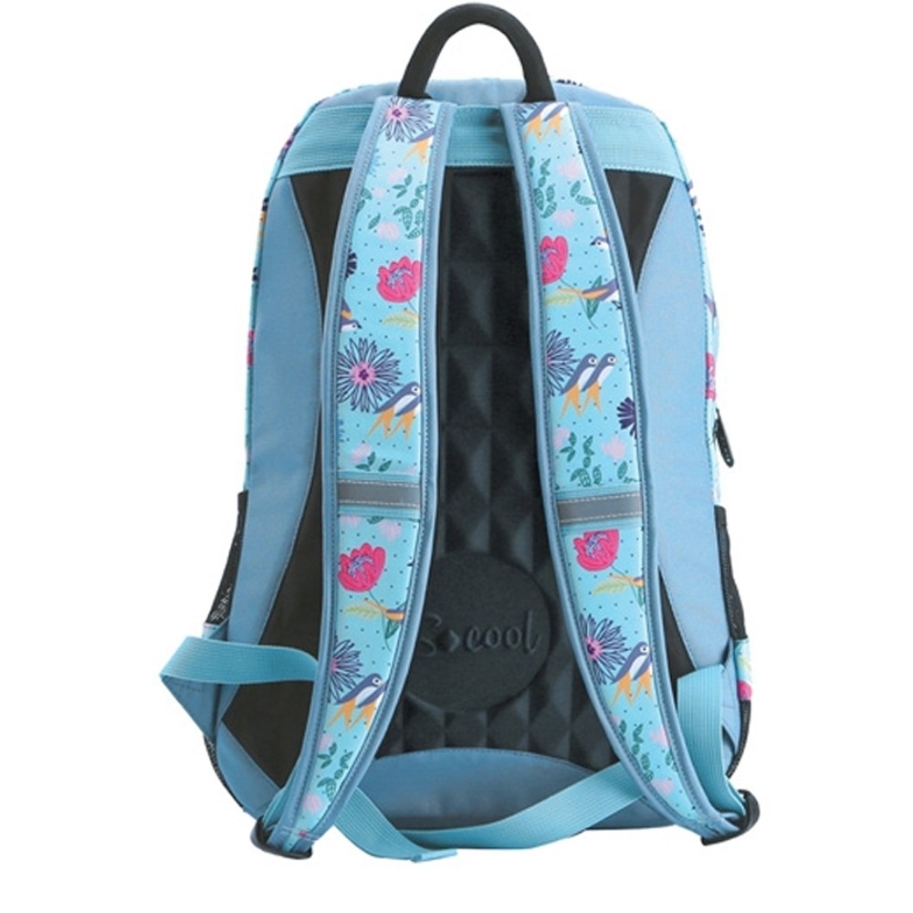 Ghiozdan compartiment laptop, BIRDS, 43x27x15cm - S-COOL SC1069 0