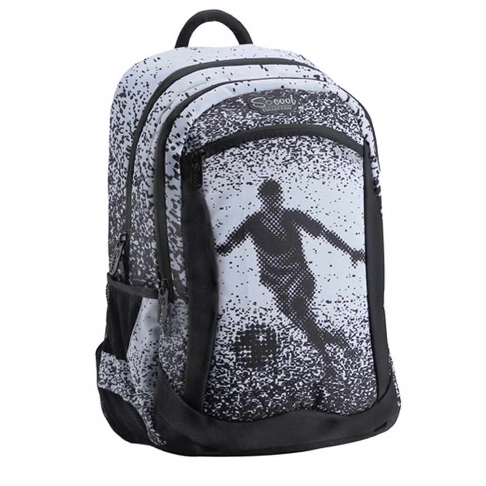 Ghiozdan compartiment laptop, FOOTBALL, 43x27x15cm - S-COOL SC1072 117.647059