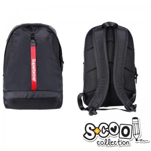Ghiozdan SUPERBRAVE BLACK, 29x14x43cm - S-COOL SC1065 0
