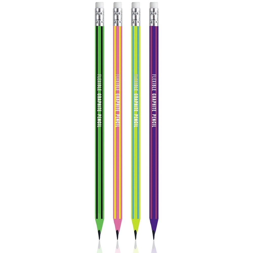 Creion grafit flexibil HB, cu radiera, hexagonal, 72 buc/cutie - S-COOL SC601 0.840336