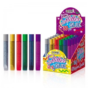 Lipici cu sclipici, 12.5g, 30 buc/display - S-COOL SC444 1.260504