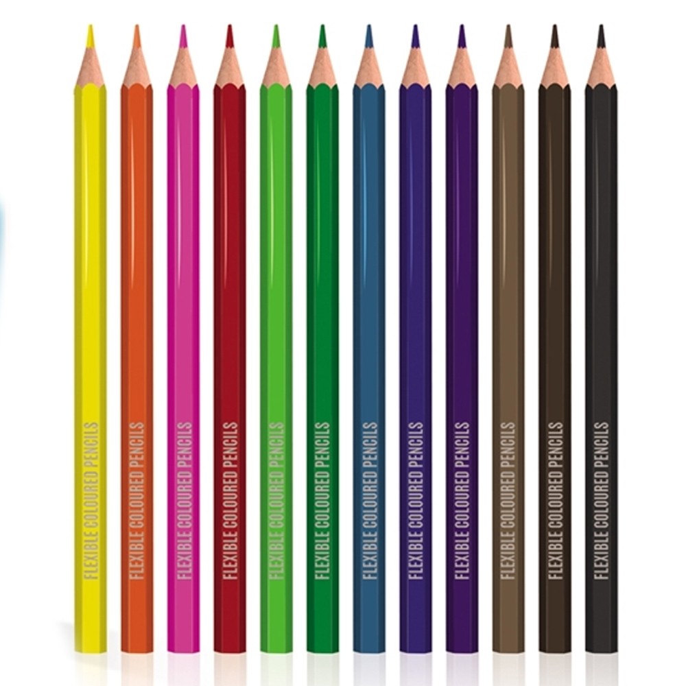 Creioane color, flexibile, jumbo,12 culori/set - S-COOL SC600 10.92437