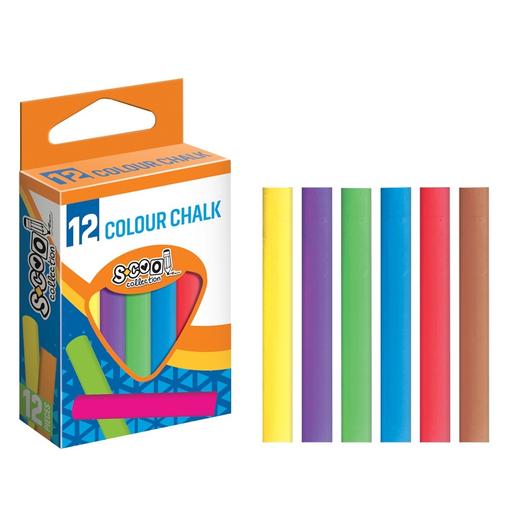 Creta color anti-dust, 12 buc/cutie - S-COOL SC240 1.680672