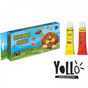 Tempera, 12 ml, 10 culori/set - S-COOL YL023 10.084034
