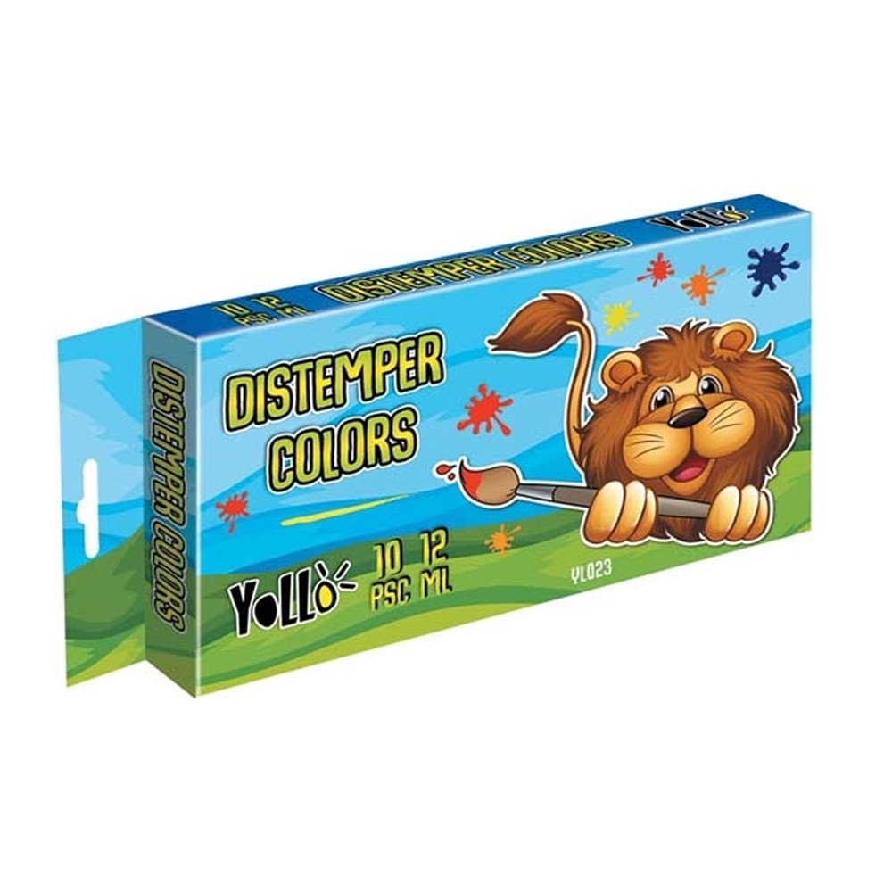 Tempera, 12 ml, 10 culori/set - S-COOL YL023 10.084034