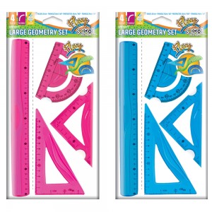 Trusa geometrie flexibila, 4 piese/set - S-COOL SC572 8.403361