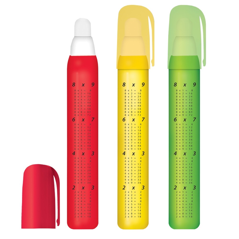 Radiera cu tabla inmultirii, 36 buc/display - S-COOL SC567 2.941176