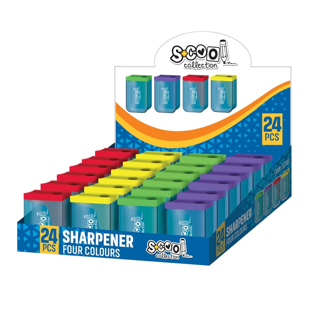 Ascutitoare cu container, 24 buc/display - S-COOL SC1101 1.260504