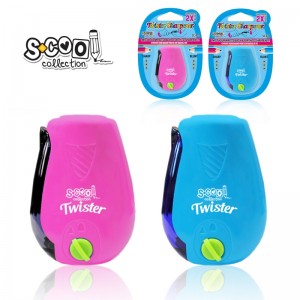 Ascutitoare cu container, ajustare varf, dubla rasucire, 1 buc/blister - S-COOL SC431 6.722689
