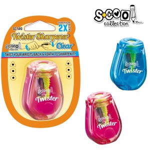 Ascutitoare cu container, dubla rasucire, 1 buc/blister - S-COOL SC580 5.882353
