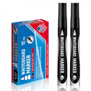 Marker witeboard, negru, 2-3,5 mm, 12 buc/set - OFFISHOP OF095 1.680672