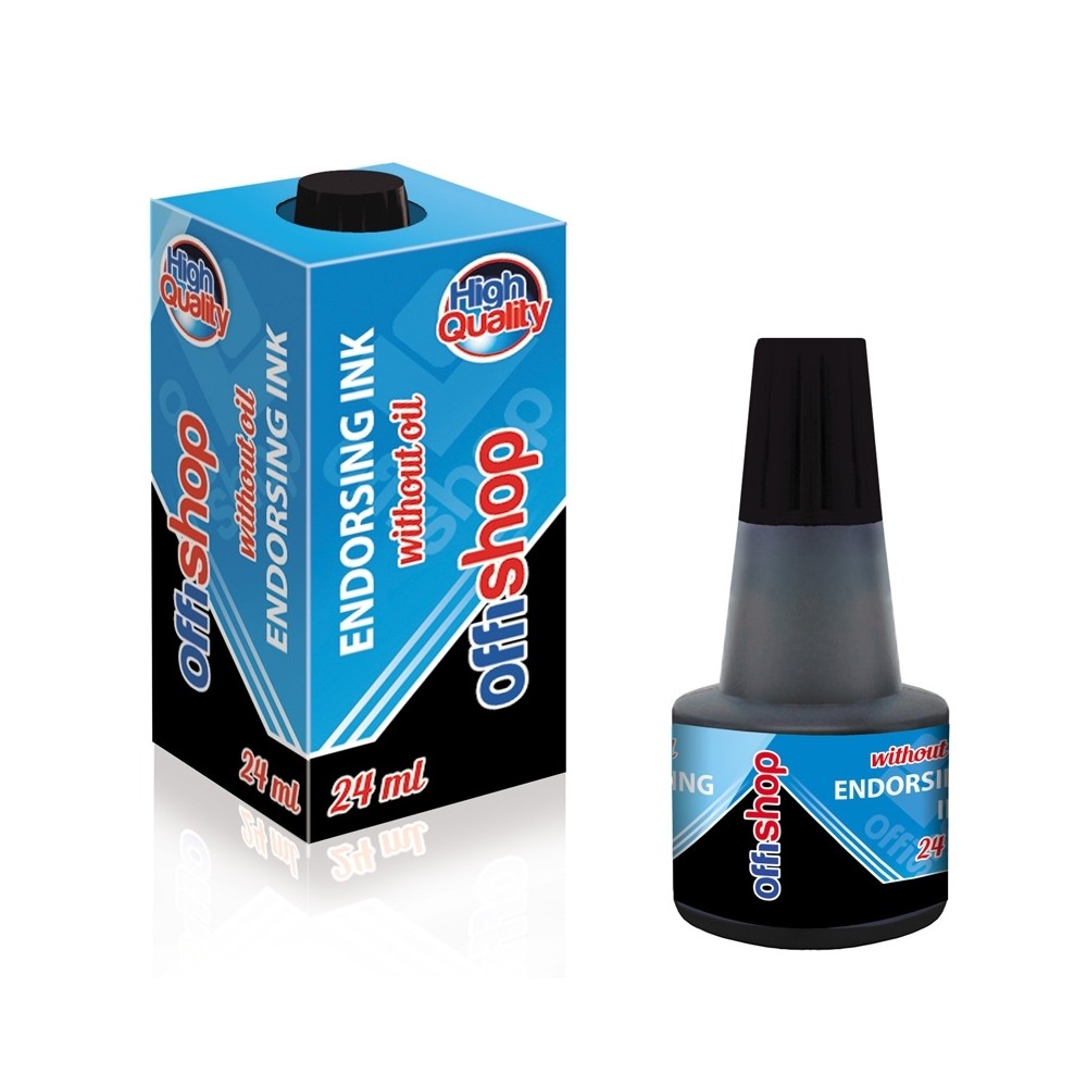 Tus stampila, negru, 24 ml - OFFISHOP OF031 2.10084