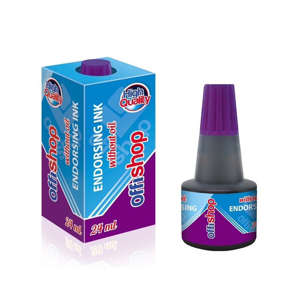 Tus stampila, mov, 24 ml - OFFISHOP OF030 2.10084