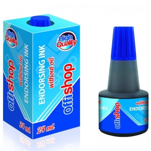 Tus stampila, albastru, 24 ml - OFFISHOP OF029 2.10084