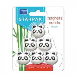 Magneti Panda, 6 buc/set - STARPAK 398962 6.722689