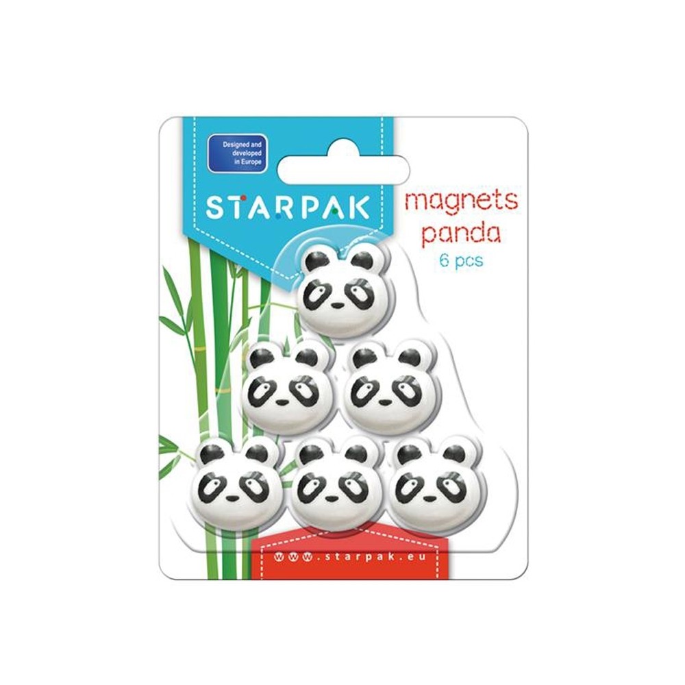 Magneti Panda, 6 buc/set - STARPAK 398962 6.722689