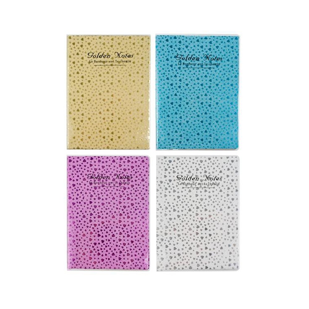 Notes A5 Glitter, diverse culori - STARPAK 438282 13.445378