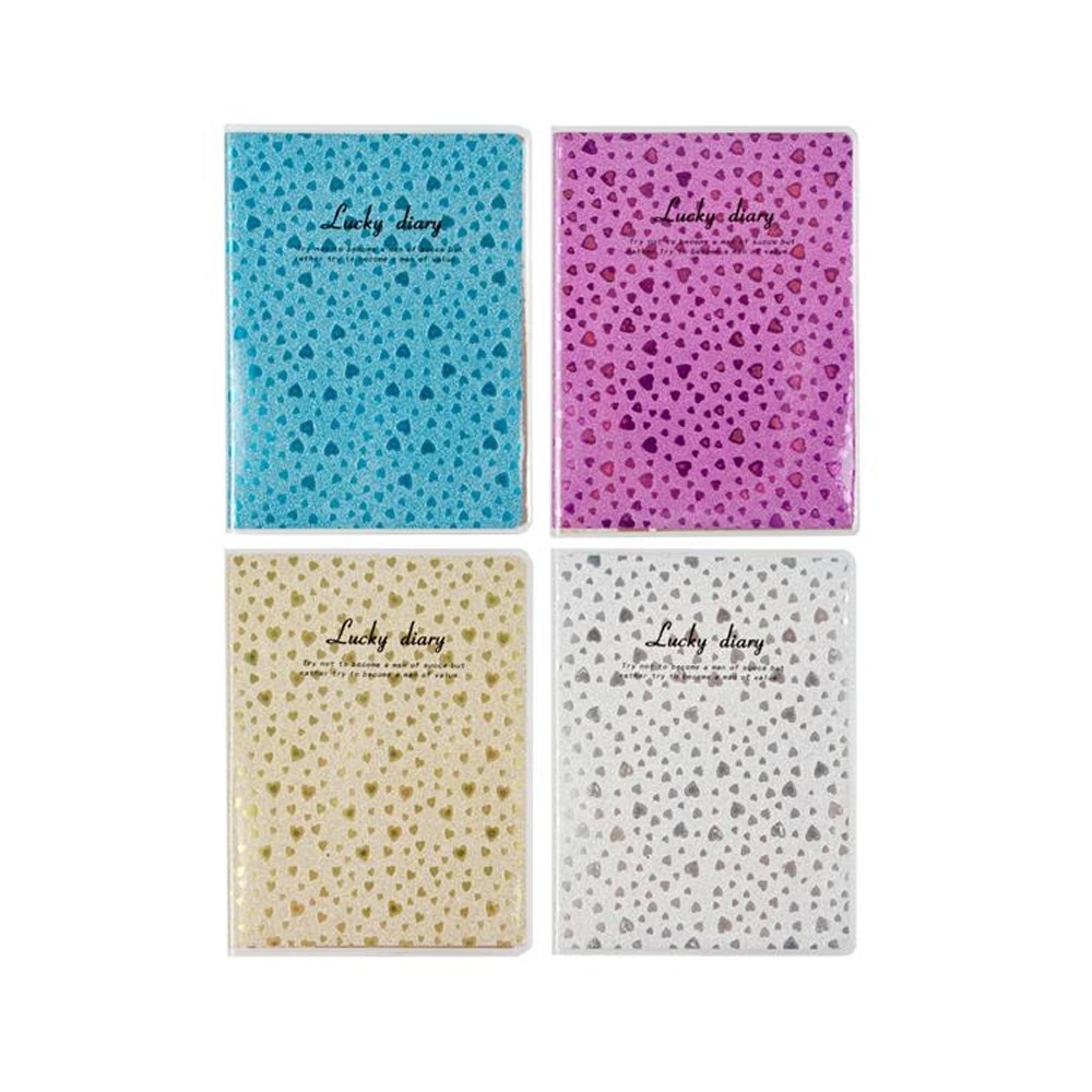 Notes A6 Glitter, diverse culori - STARPAK 438285 7.142857