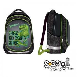 Ghiozdan anatomic light DINOSAUR, 41x28x21cm - S-COOL SC1054 123.529412
