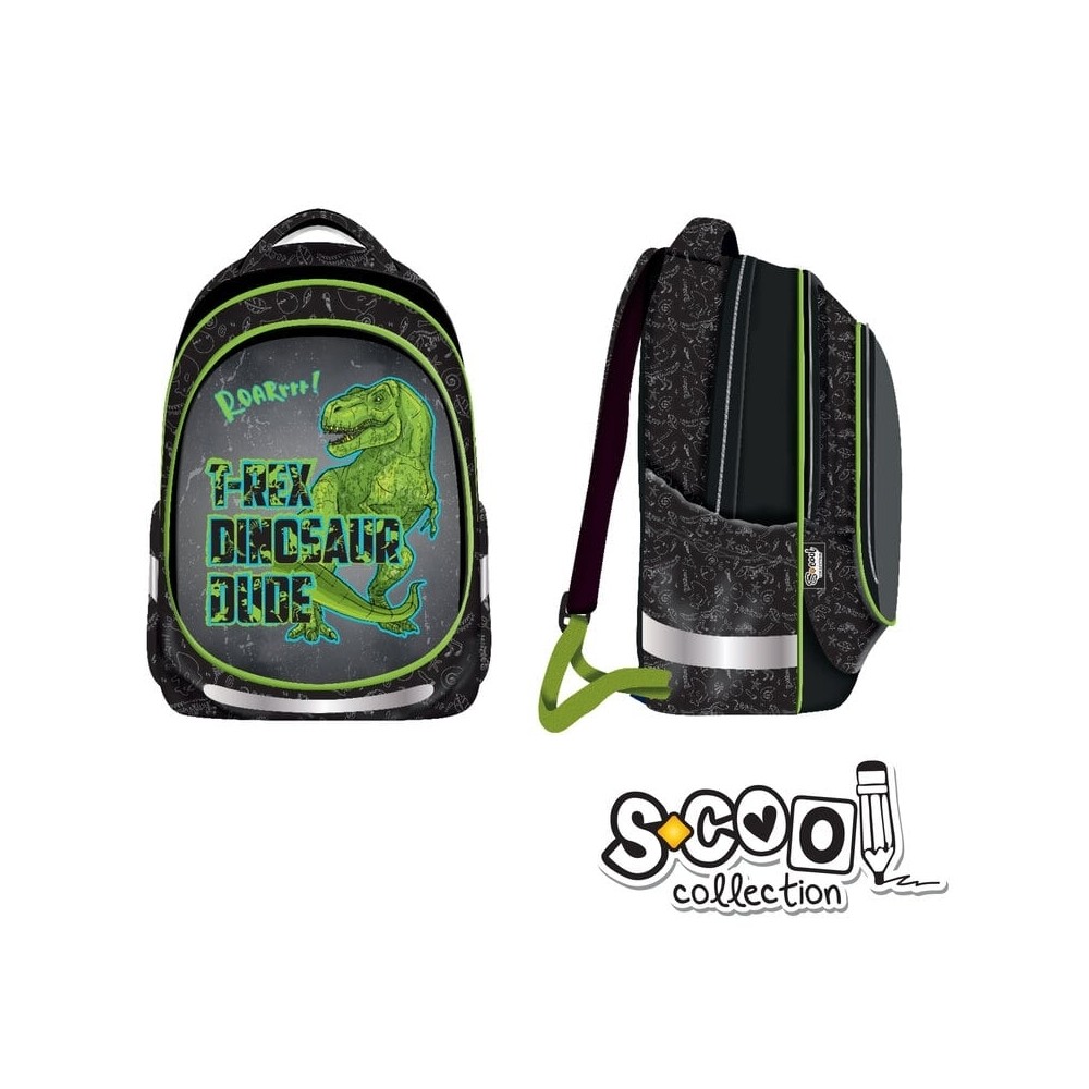 Ghiozdan anatomic light DINOSAUR, 41x28x21cm - S-COOL SC1054 123.529412