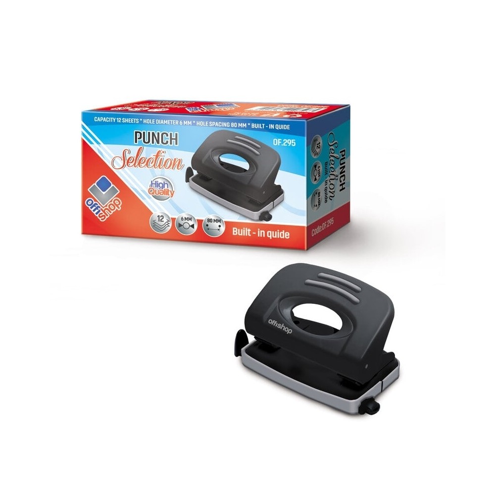 Perforator plastic, 12 coli, Selection - OFFISHOP OF295 21.008403