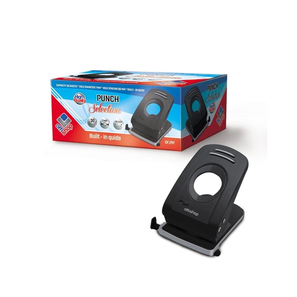 Perforator plastic, 30 coli, Selection - OFFISHOP OF297 54.621849