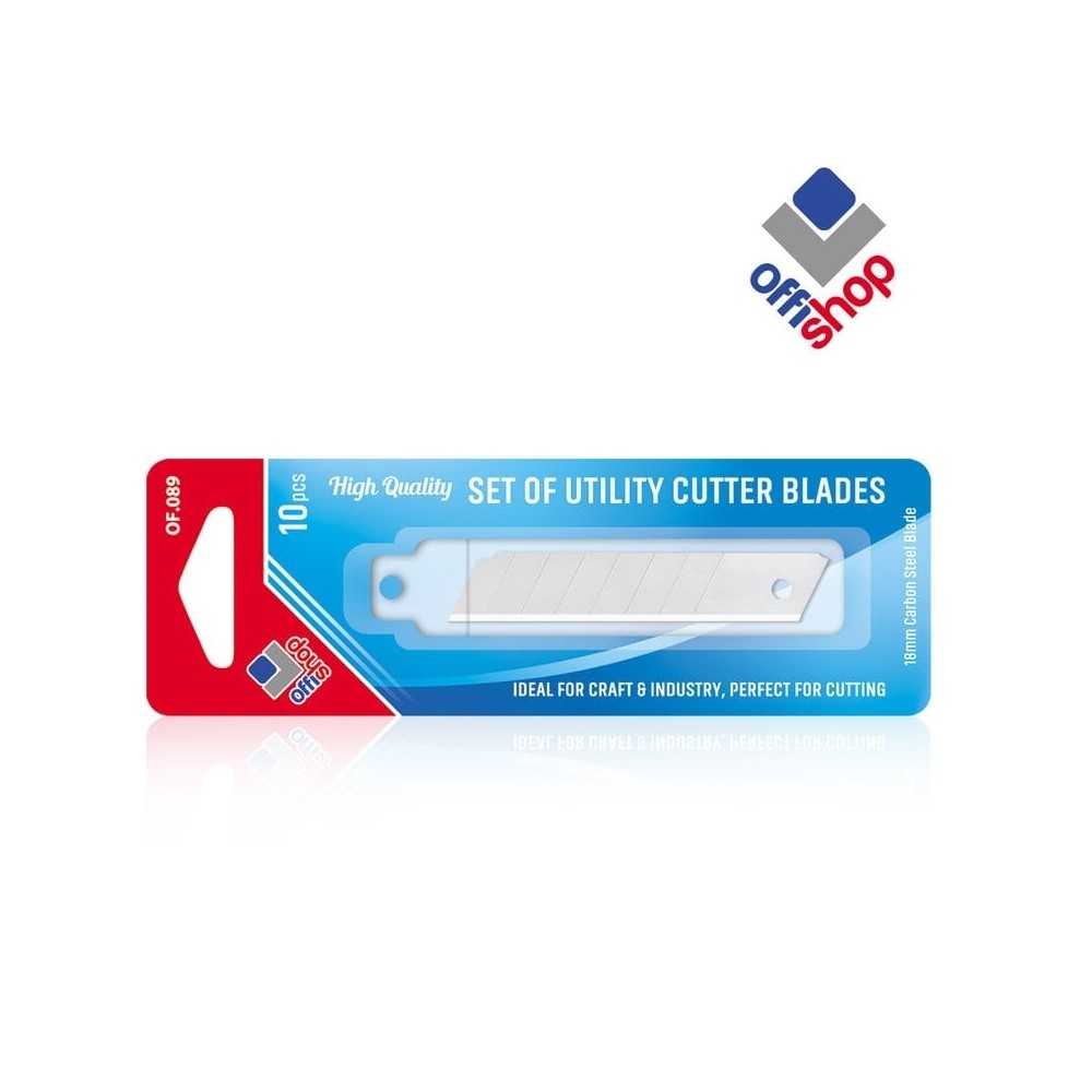 Rezerve cutter, 18 mm, 10 buc/blister - OFFISHOP OF089 5.042017