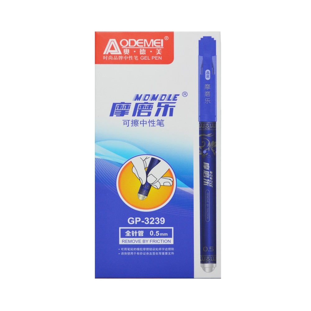 Pix cu cerneala termosensibila, clips, mina albastra, 0.5 mm GP-3239D 1.680672