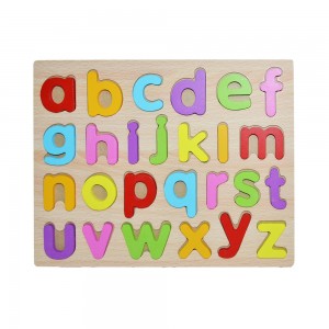 Puzzle lemn, incastru, litere minuscule LXR-2600A 22.689076