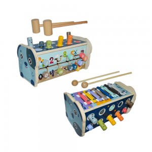 Jucarie 2 in 1, din lemn MMM-240 0