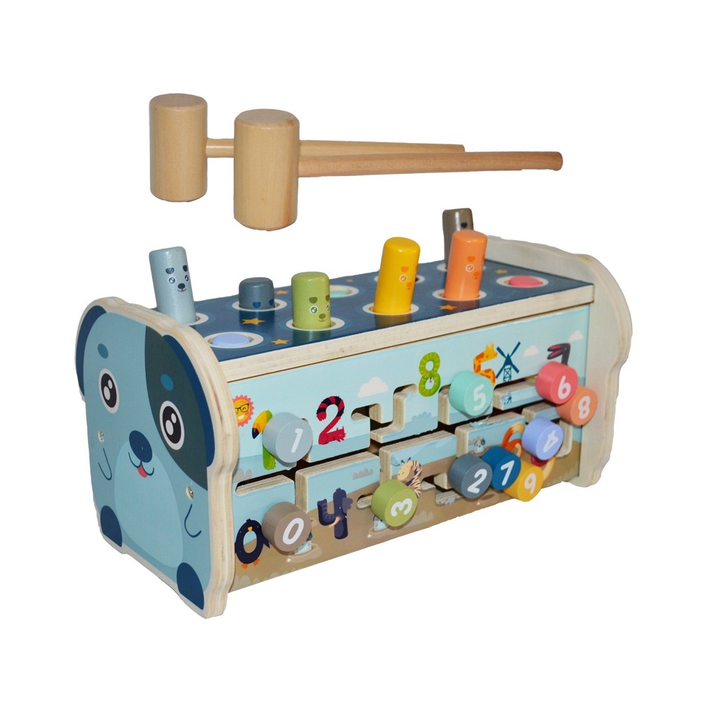 Jucarie 2 in 1, din lemn MMM-240 0