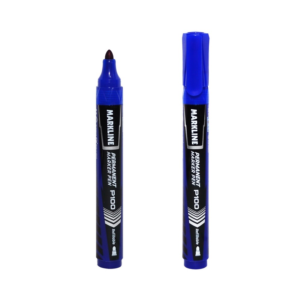 Marker permanent markline, albastru MP100BLU – Linc MP100BLU 2.10084