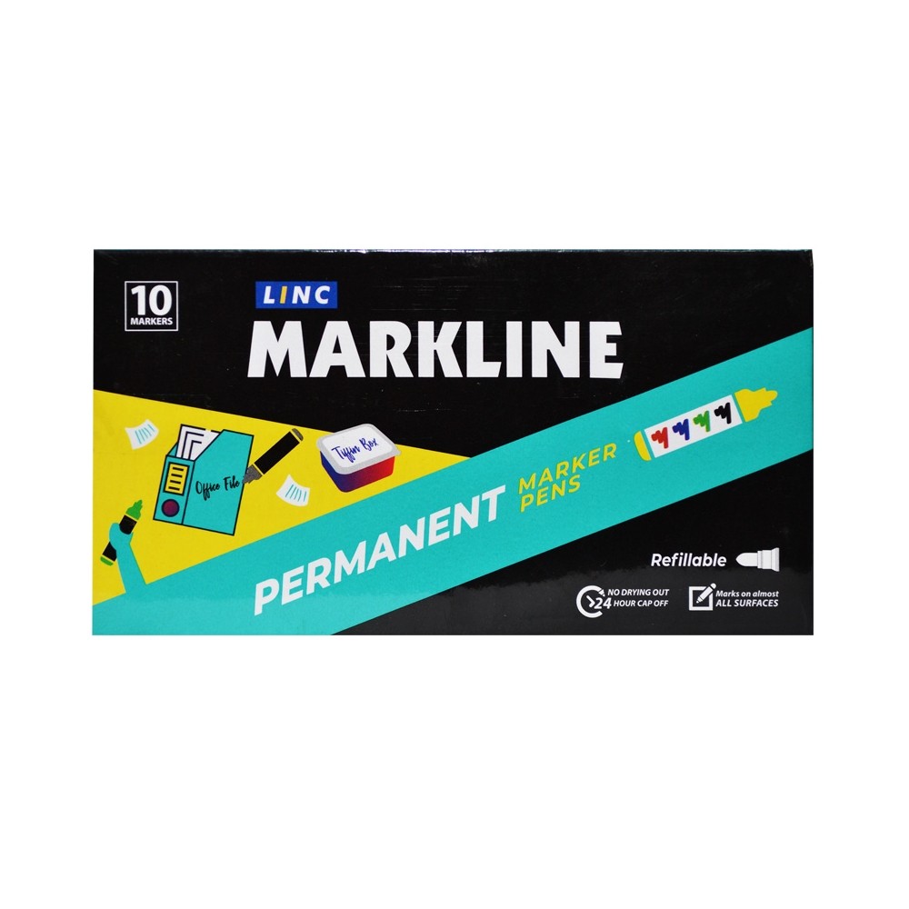 Marker permanent markline, albastru MP100BLU – Linc MP100BLU 2.10084