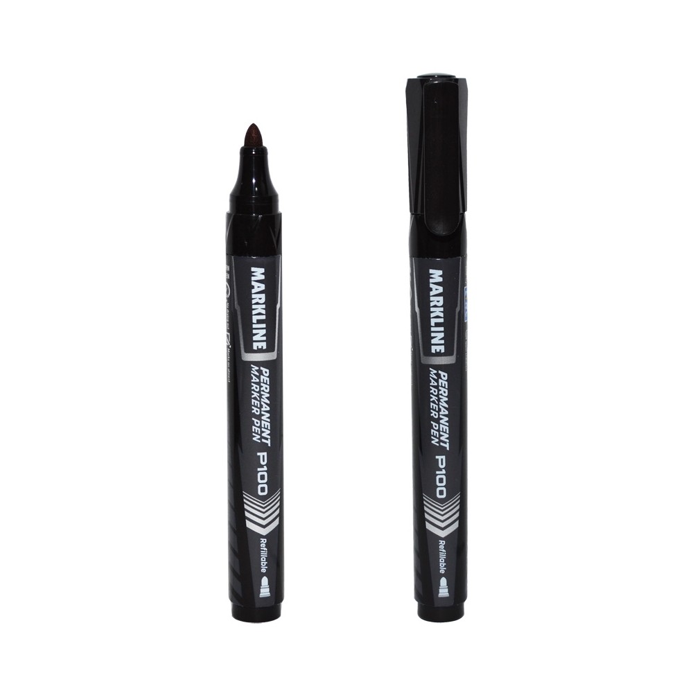 Marker permanent markline, , negru MP100BLK – Linc MP100BLK 2.10084
