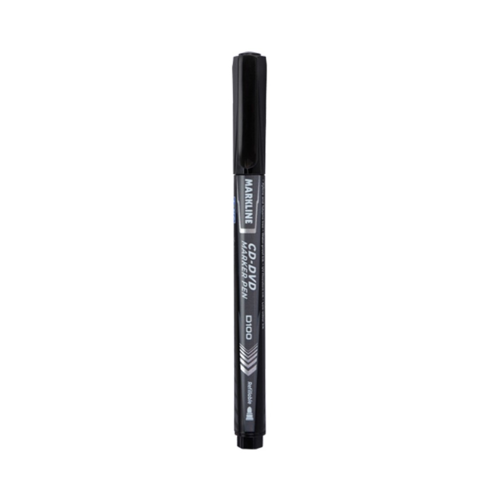Marker CD/DVD Markline, negru – LINC MD100BLK 1.680672
