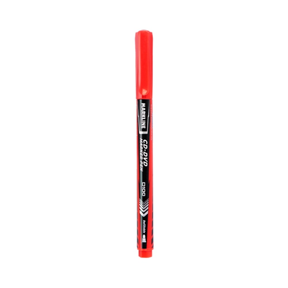Marker CD/DVD Markline, rosu – LINC MD100RED 1.680672