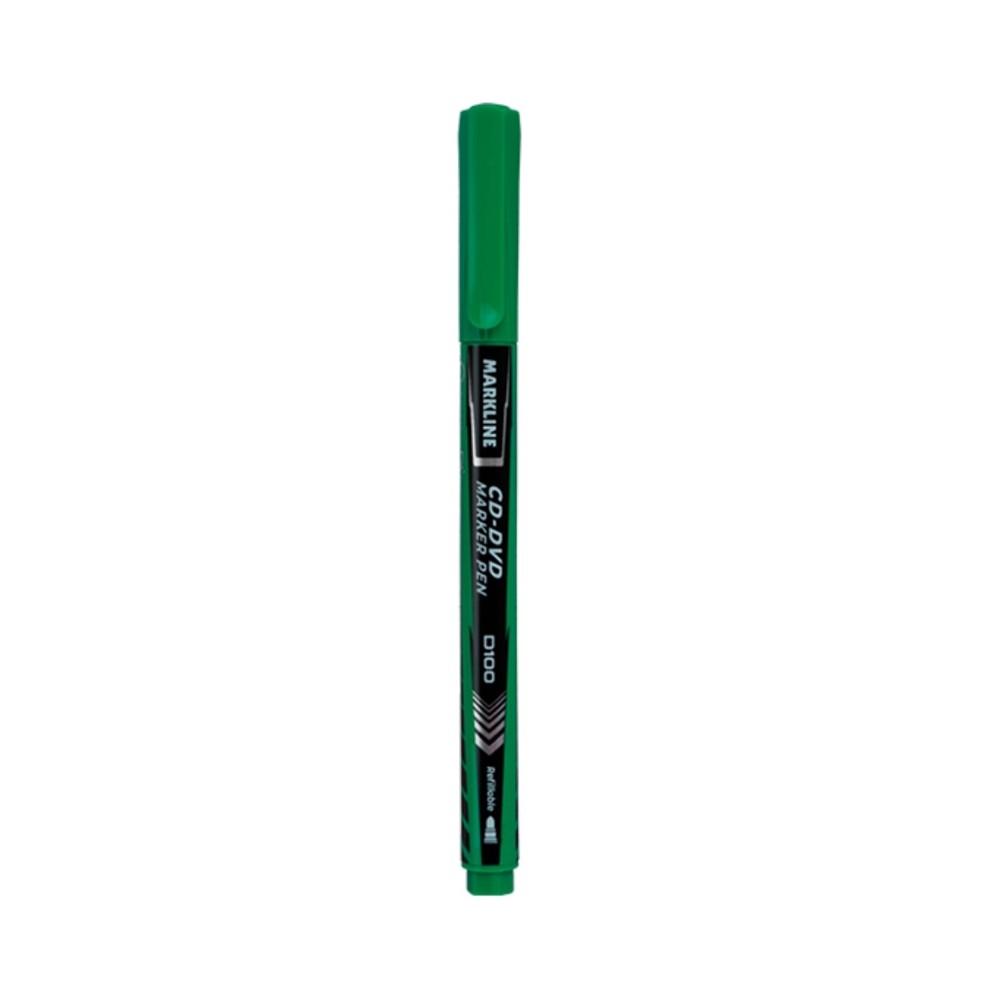 Marker CD/DVD Markline, verde – LINC MD100GRE 1.680672
