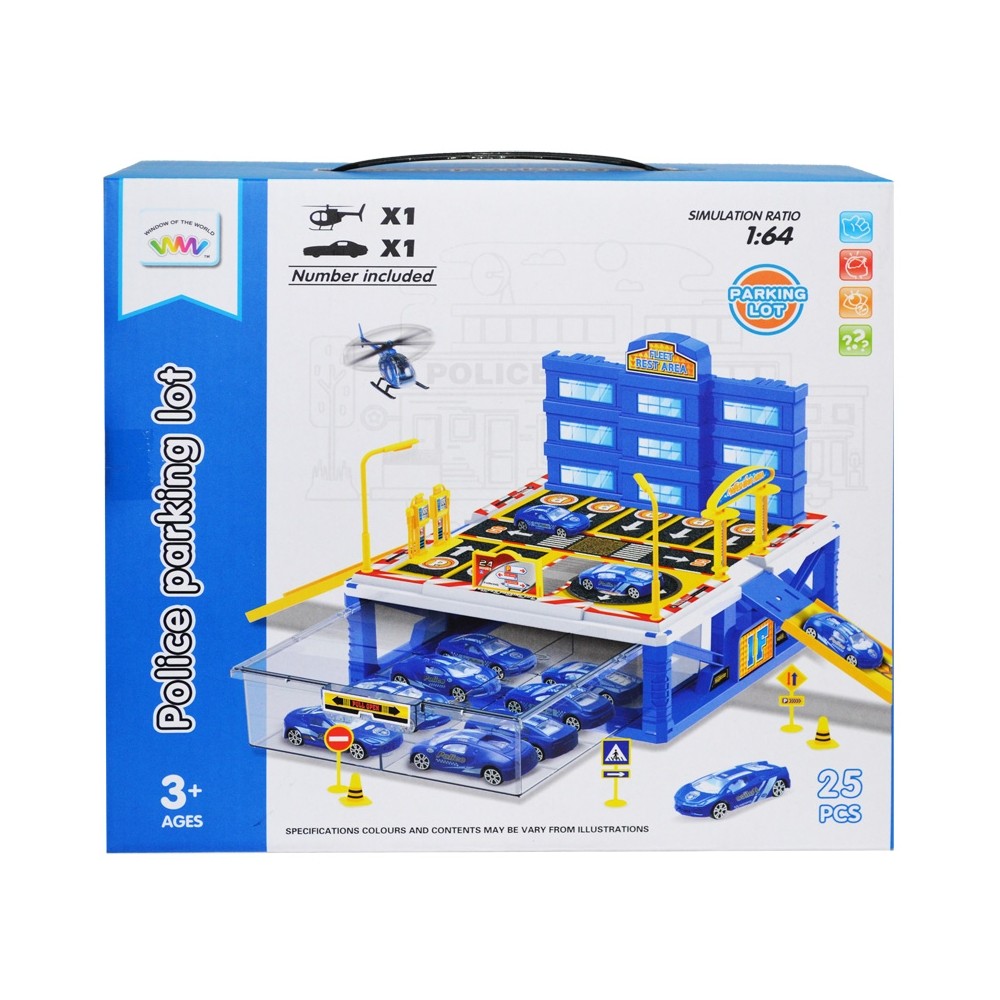 Set Parcare + Masina + Elicopter PG1088 47.058824