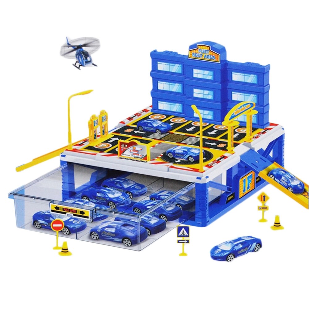 Set Parcare + Masina + Elicopter PG1088 47.058824