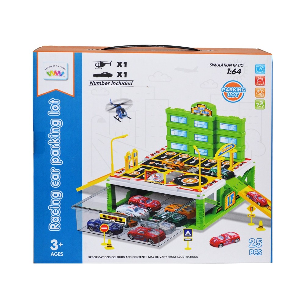 Set Parcare + Masina + Elicopter PG1488 47.058824